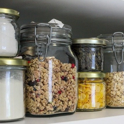 Jars of food